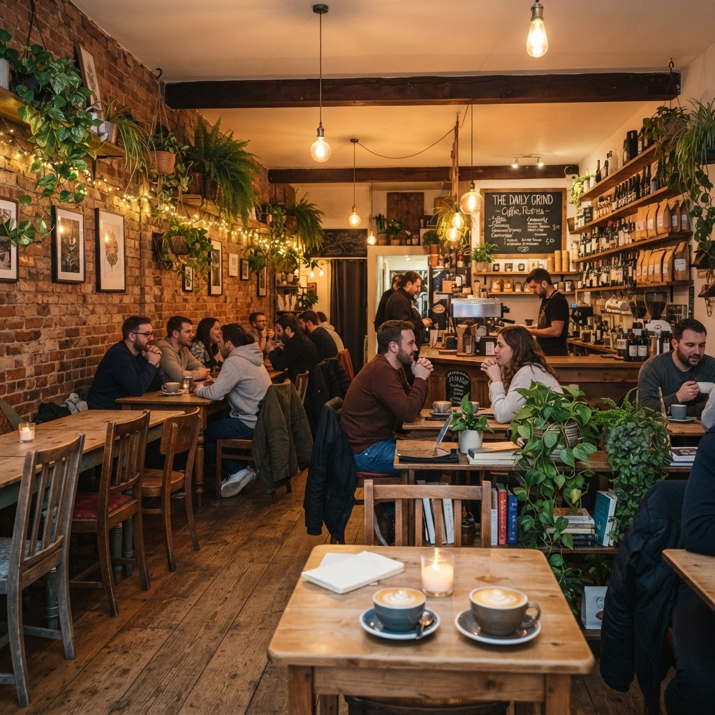 Cozy interior of Café Kiaan
